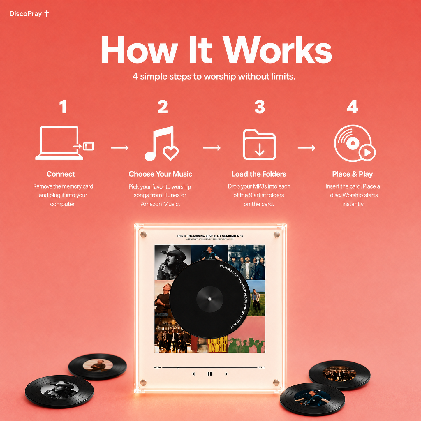 DiscoPray™ Christian Worship Music Gift